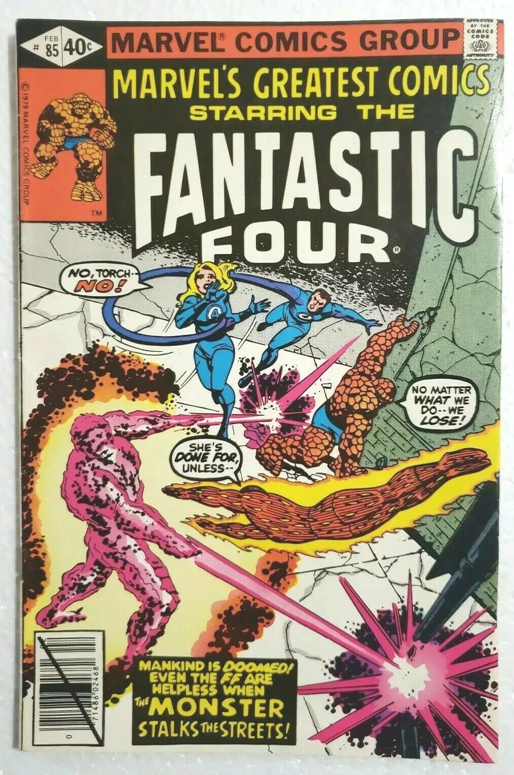 Marvel's Greatest Comics #85 FN The Fantastic Four Marvel Comic Books 1980 