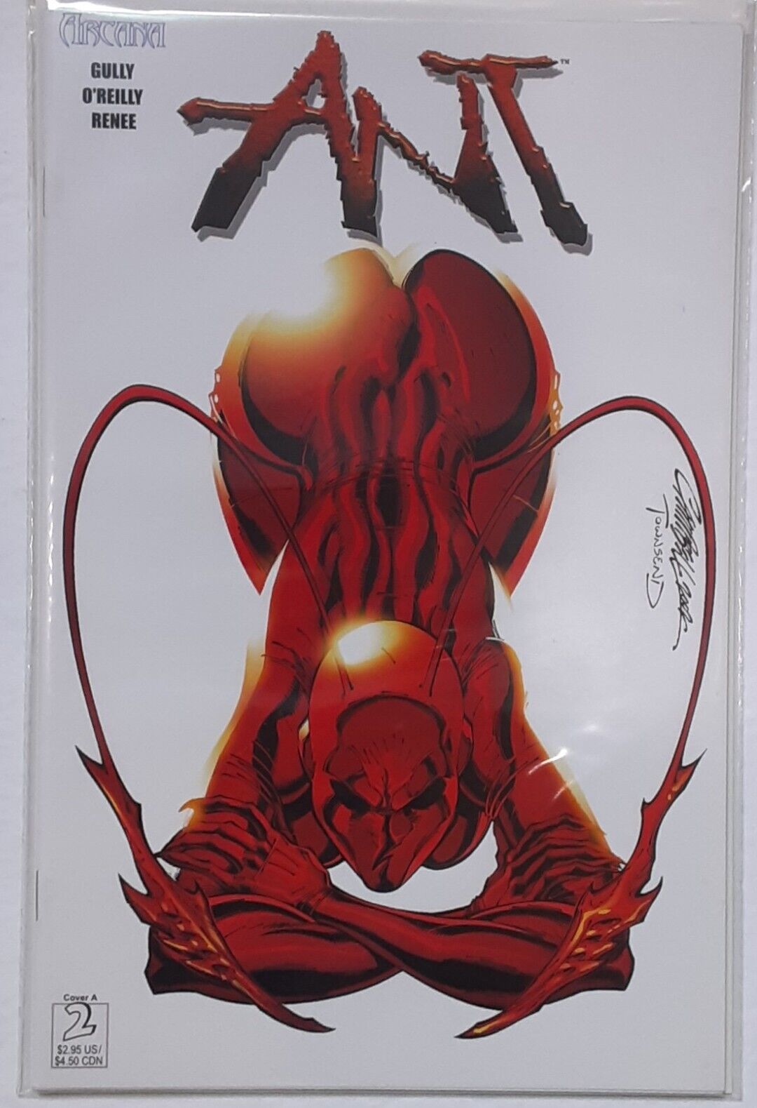 ANT 2 A J. SCOTT CAMPBELL COVER LOW PRINT RUN🔥UNTOUCHED/UNREAD CONDITION🔥2004