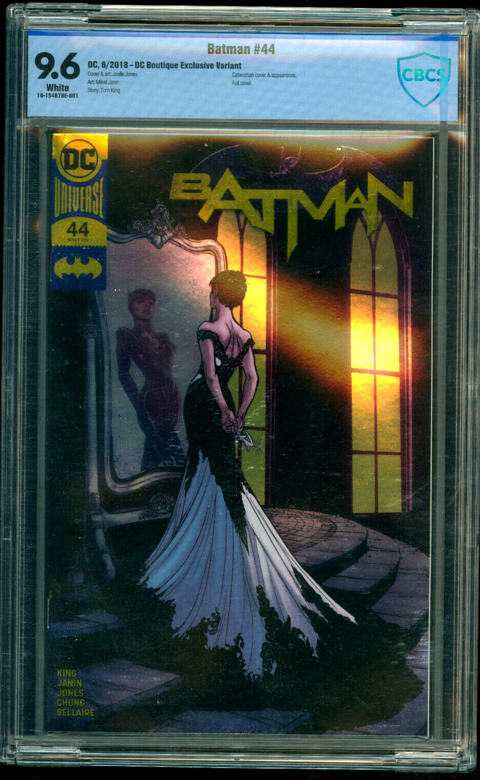 Batman #44 Gold Foil Comic Con Variant CBCS 9.6 Catwoman Wedding DC Comics CGC