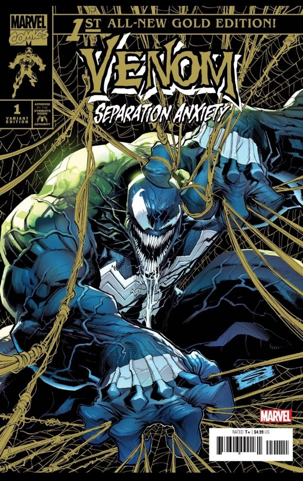 Venom Separation Anxiety #1 Sandoval 1:200 GOLD Variant PRESALE 5/15 2024