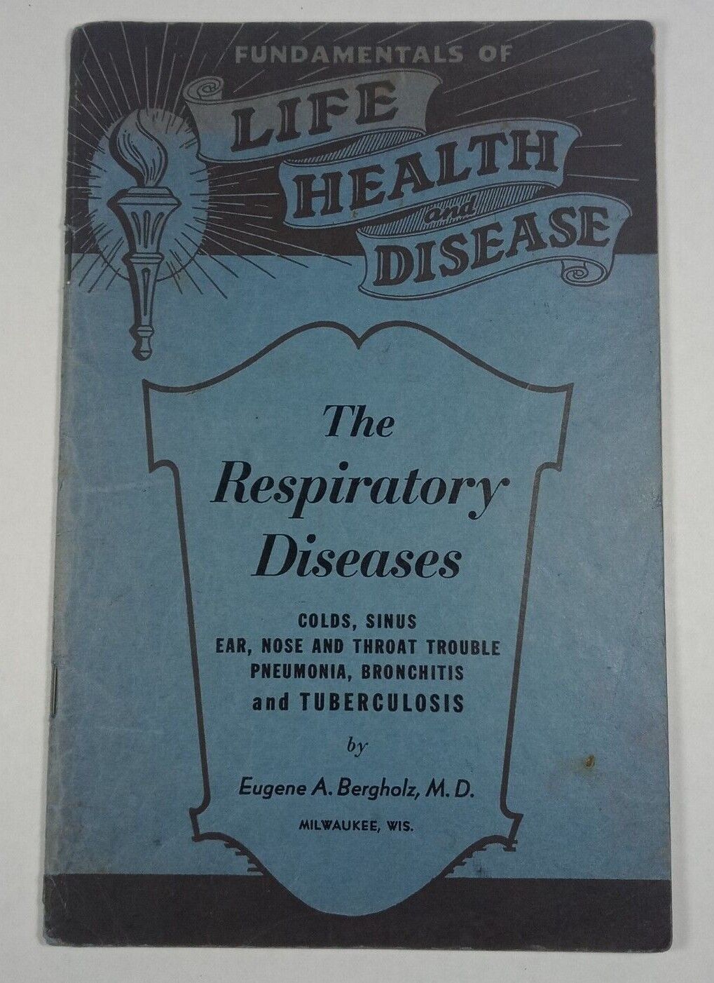 1930\'s Respiratory Disease Bergholz Wisconsin Vintage Magazine Booklet 1939