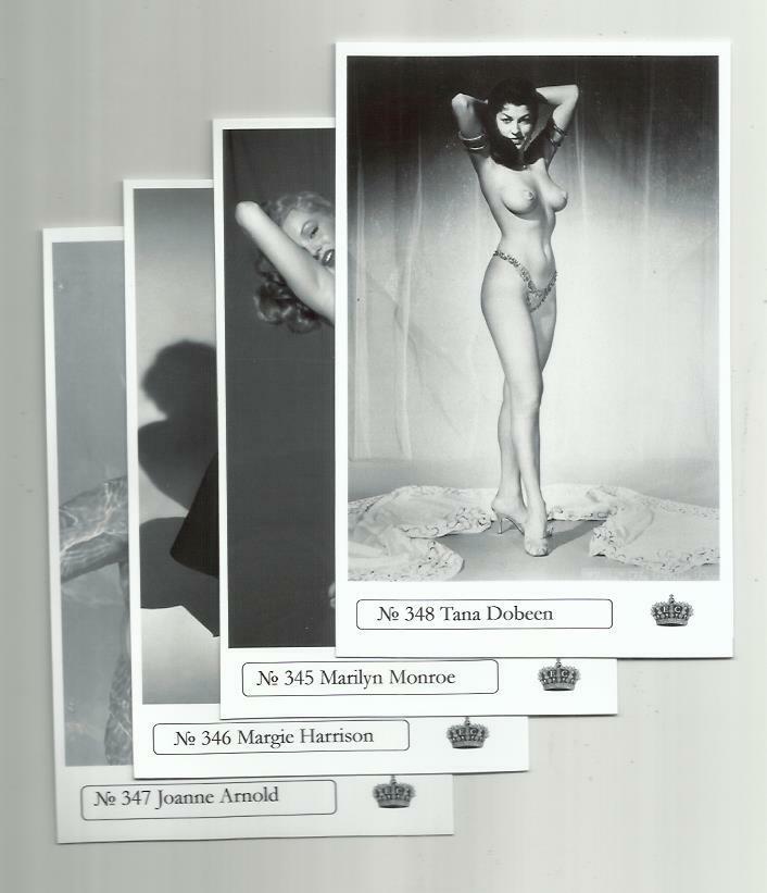 N947) EMPIRE GLAMOUR GIRLS #345 TO #348 PHOTO POSTCARD FILM STAR PIN UP GLAMOUR 
