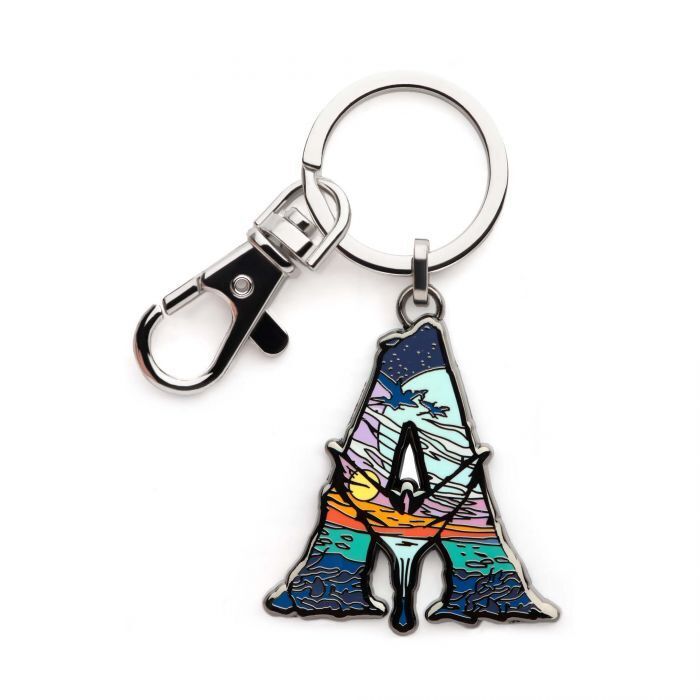 Official Disney's AVATAR 2 THE WAY OF WATER LOGO METAL KEYCHAIN - 4cm x 4.3cm