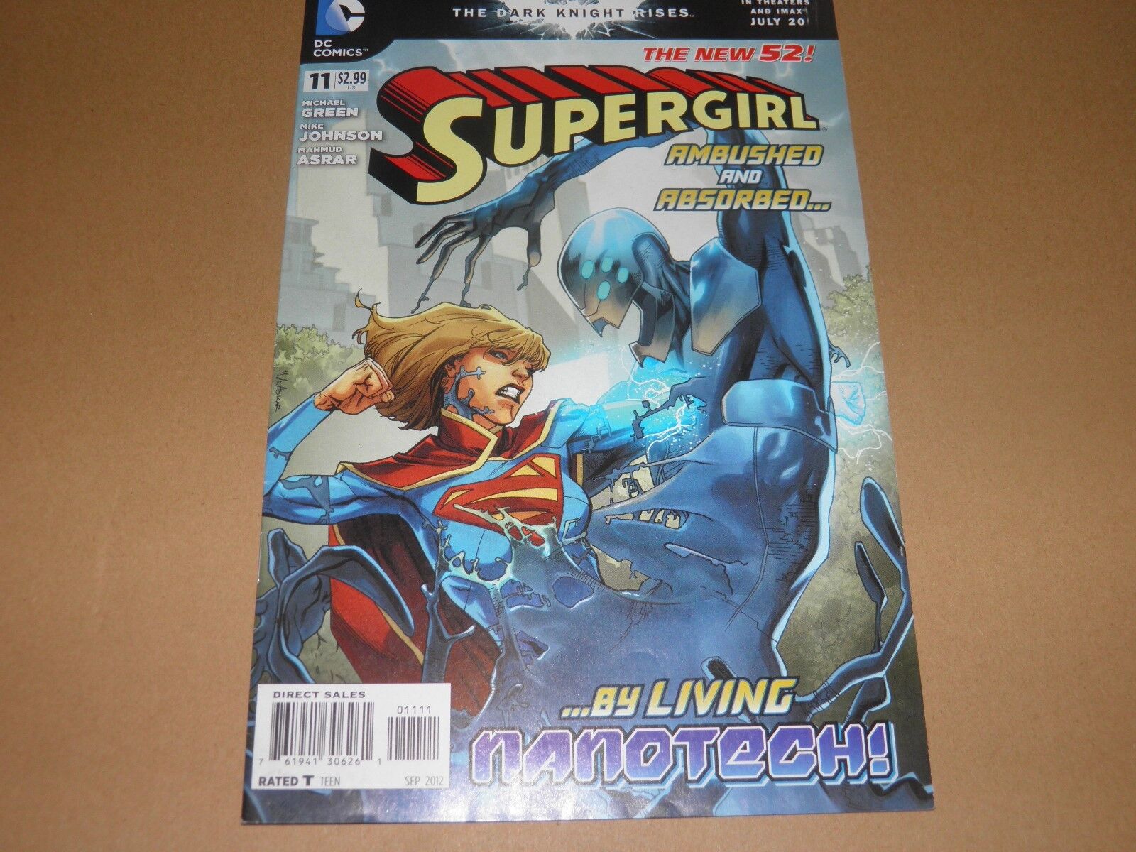 THE NEW 52 DC COMICS: SUPERGIRL #11: AMBUSHED AND ABSORB... BY NANOTECH