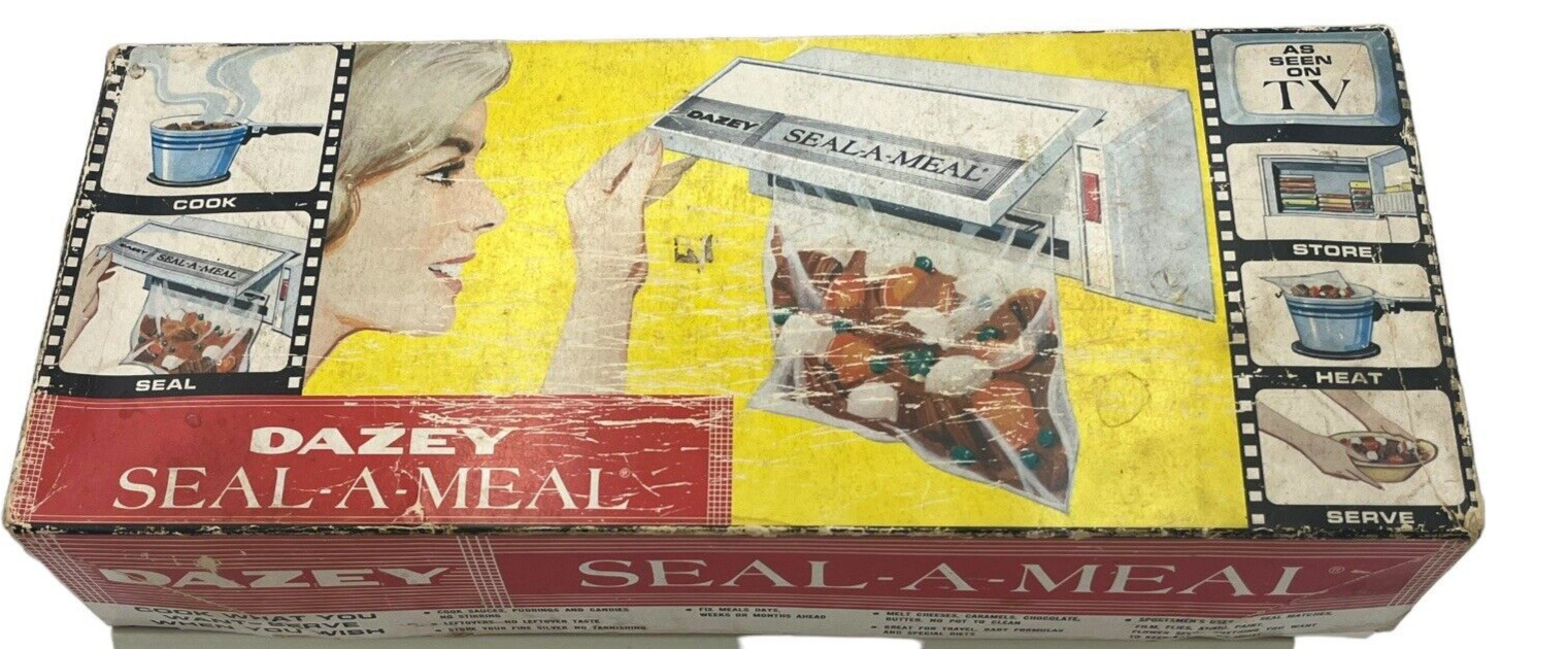 The Original Dazey Seal-A-Meal Model 5600 Vintage 1968 Original Box
