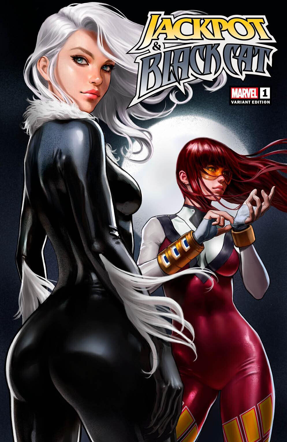 JACKPOT & BLACK CAT #1 (IVAN TALAVERA EXCLUSIVE VARIANT) COMIC BOOK ~ Marvel