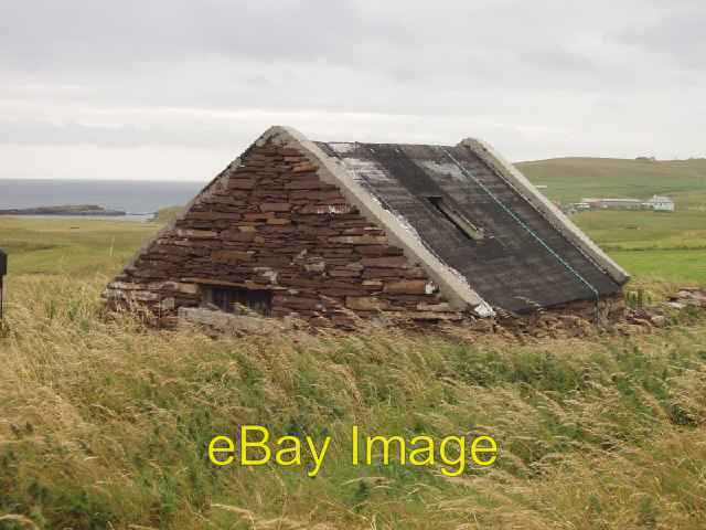 Photo 6x4 Farm buildings at Fladdabister, Shetland  c2005