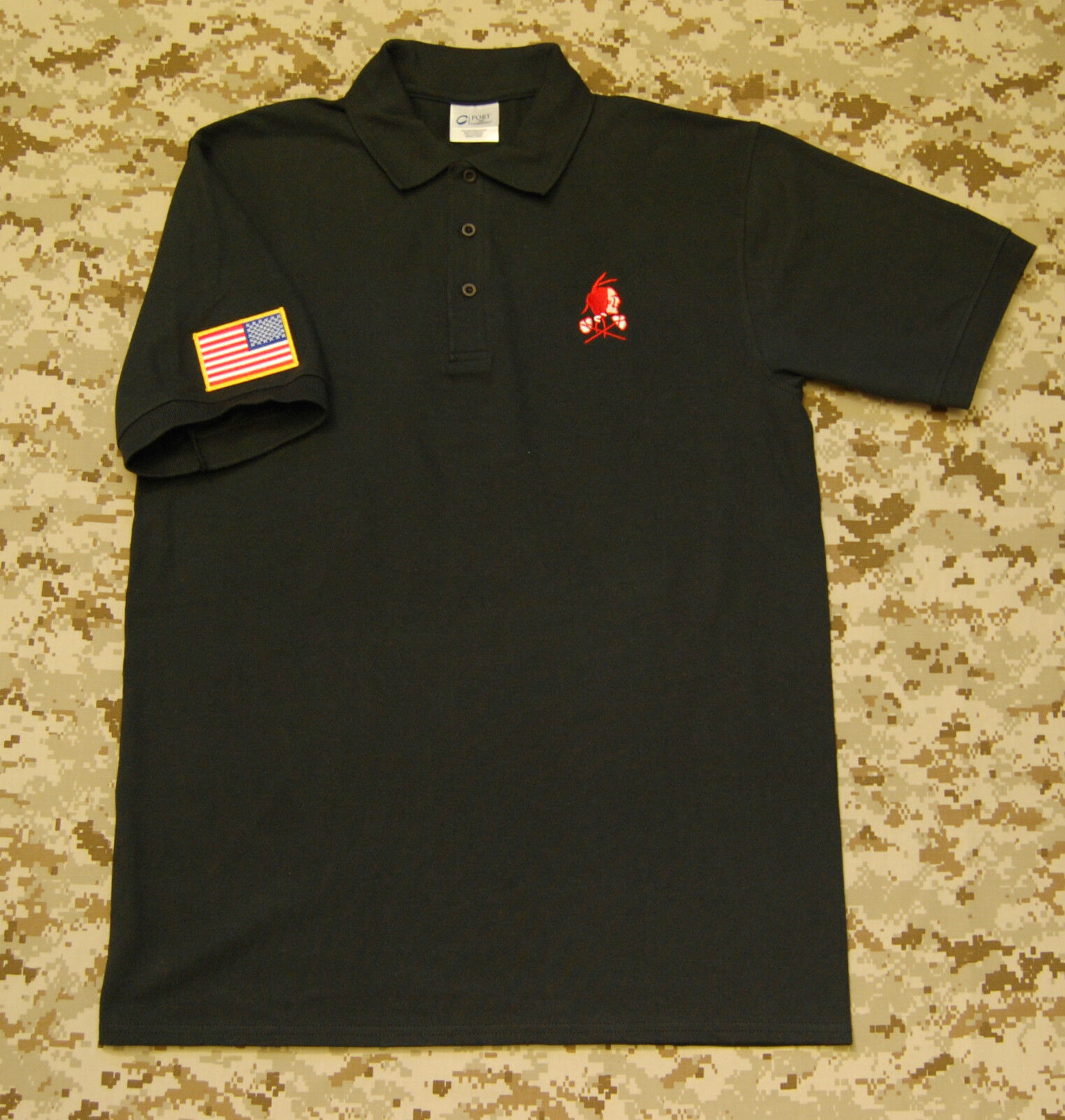 NSWDG Red Squadron Polo Shirt DEVGRU SEAL NSW Red Team Size L Large