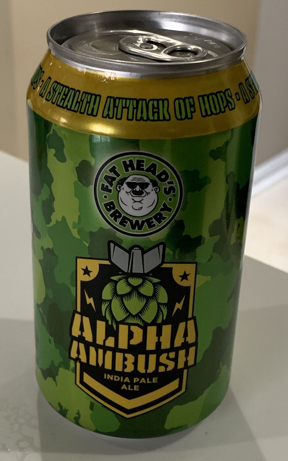 Fat Heads Alpha Ambush IPA Craft Beer Can Micro Brew Empty