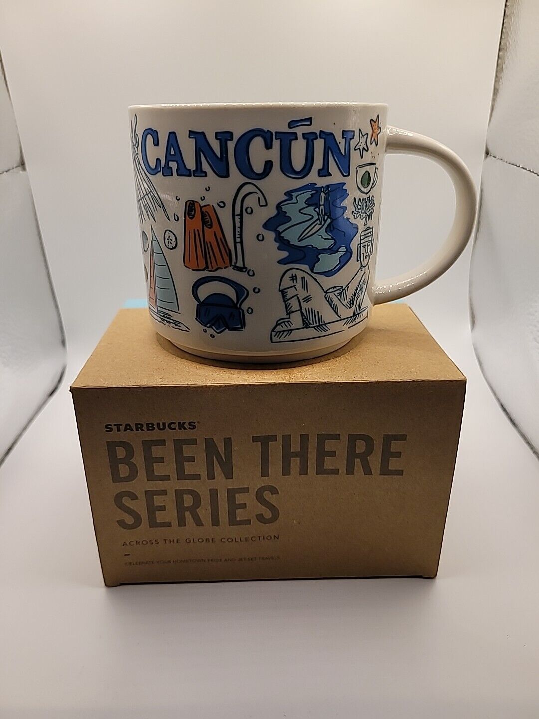 Starbucks 2022 Cancun, Mexico Been There Collection Coffee Mug NEW IN BOX