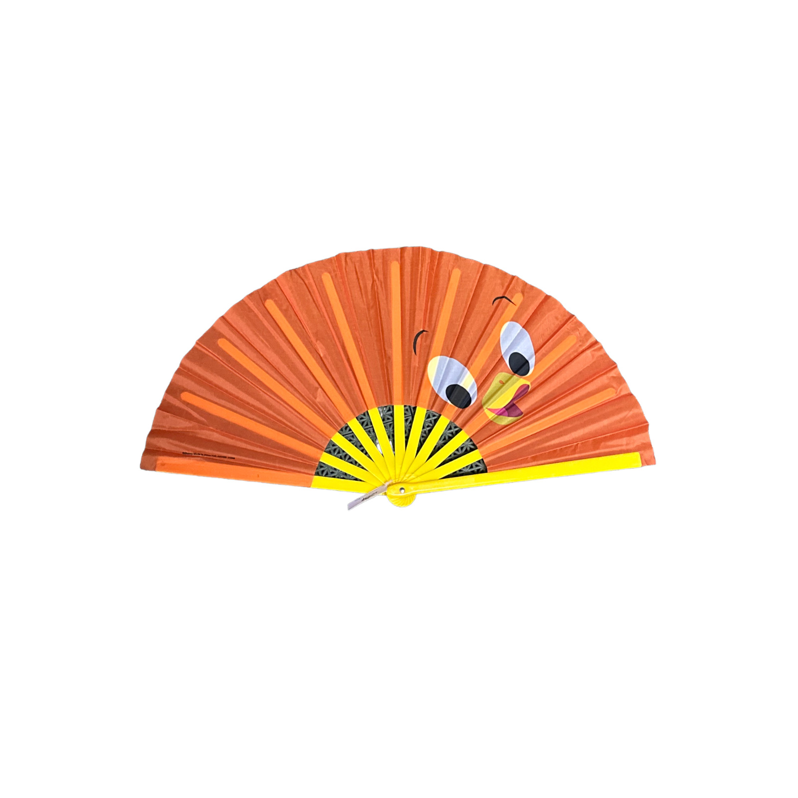Disney Parks Orange Bird Folding Hand Fan