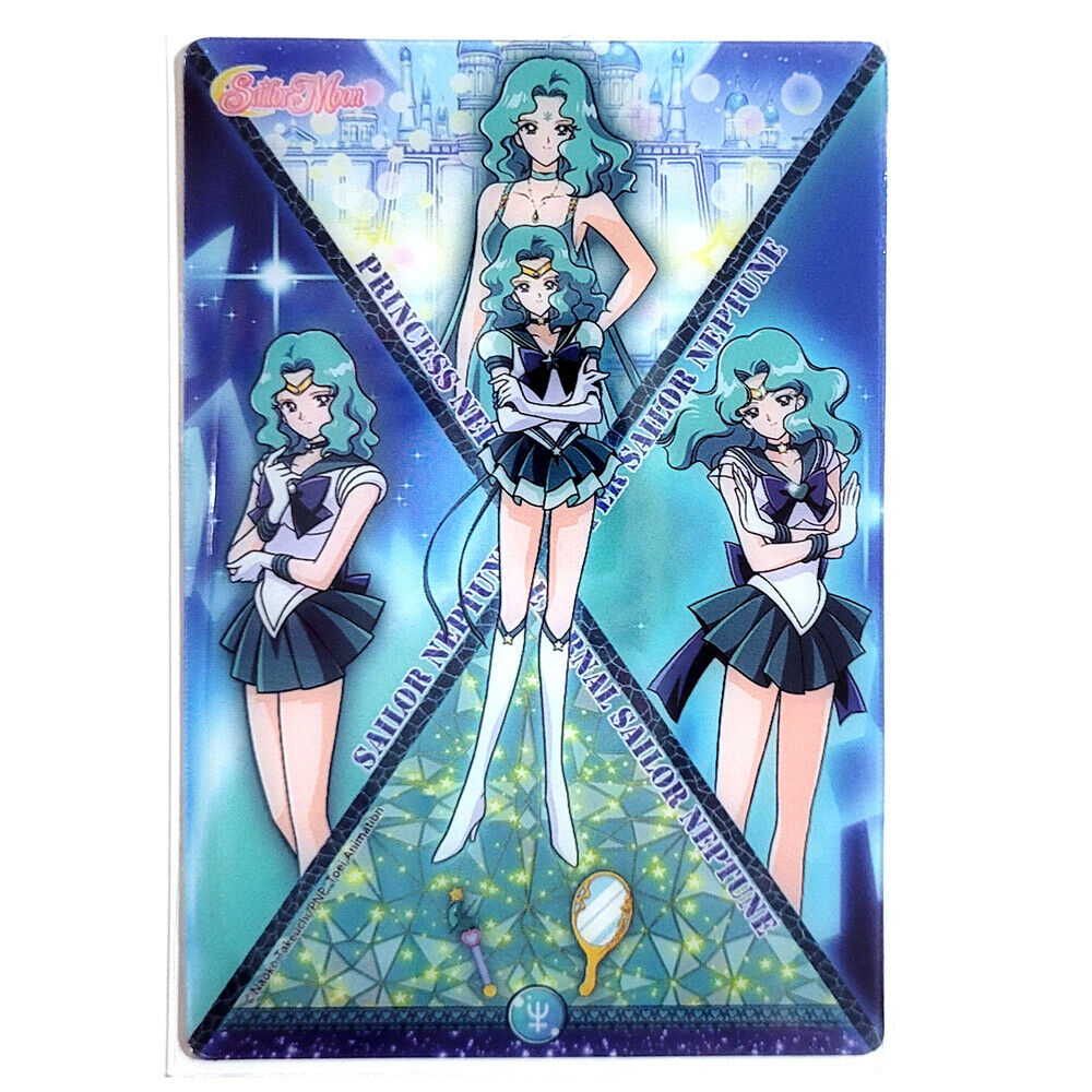 Sailor Moon Semi Transparent Plastic Card - Princess Super Eternal Neptune