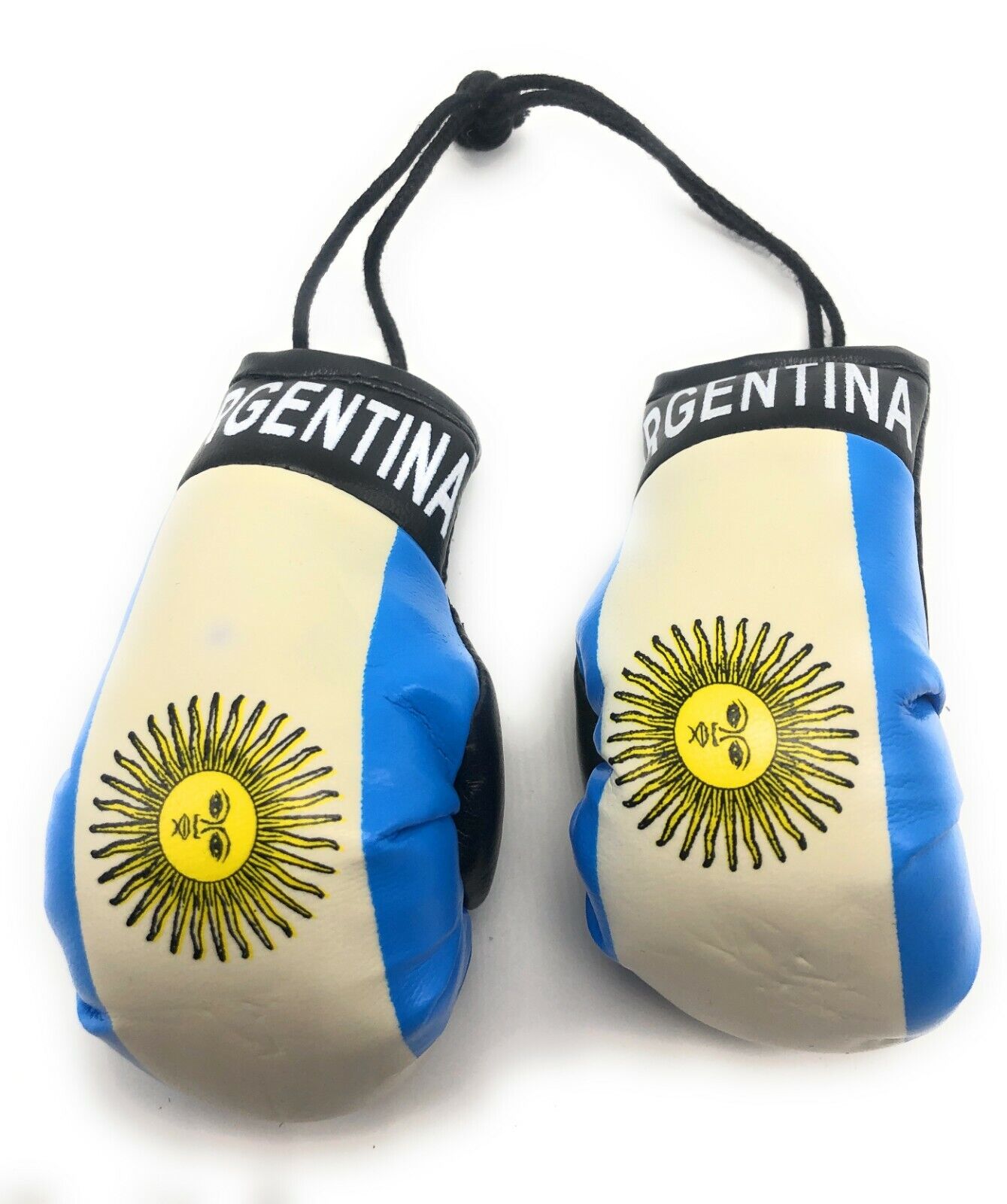 Country Flag Mini Boxing Gloves - New, One Pair, Multiple Countries Available