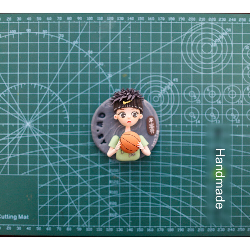 纯手工DIY创意礼品粘土娃娃冰箱贴/相框 Handmade DIY creative gift clay doll refrigerator magnet