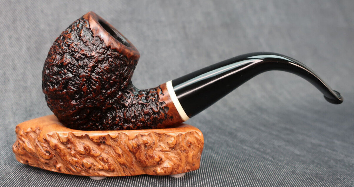 POUL WINSLOW Crown Viking Danish Tobacco Pipe ~ Denmark Preben Holm Apprentice