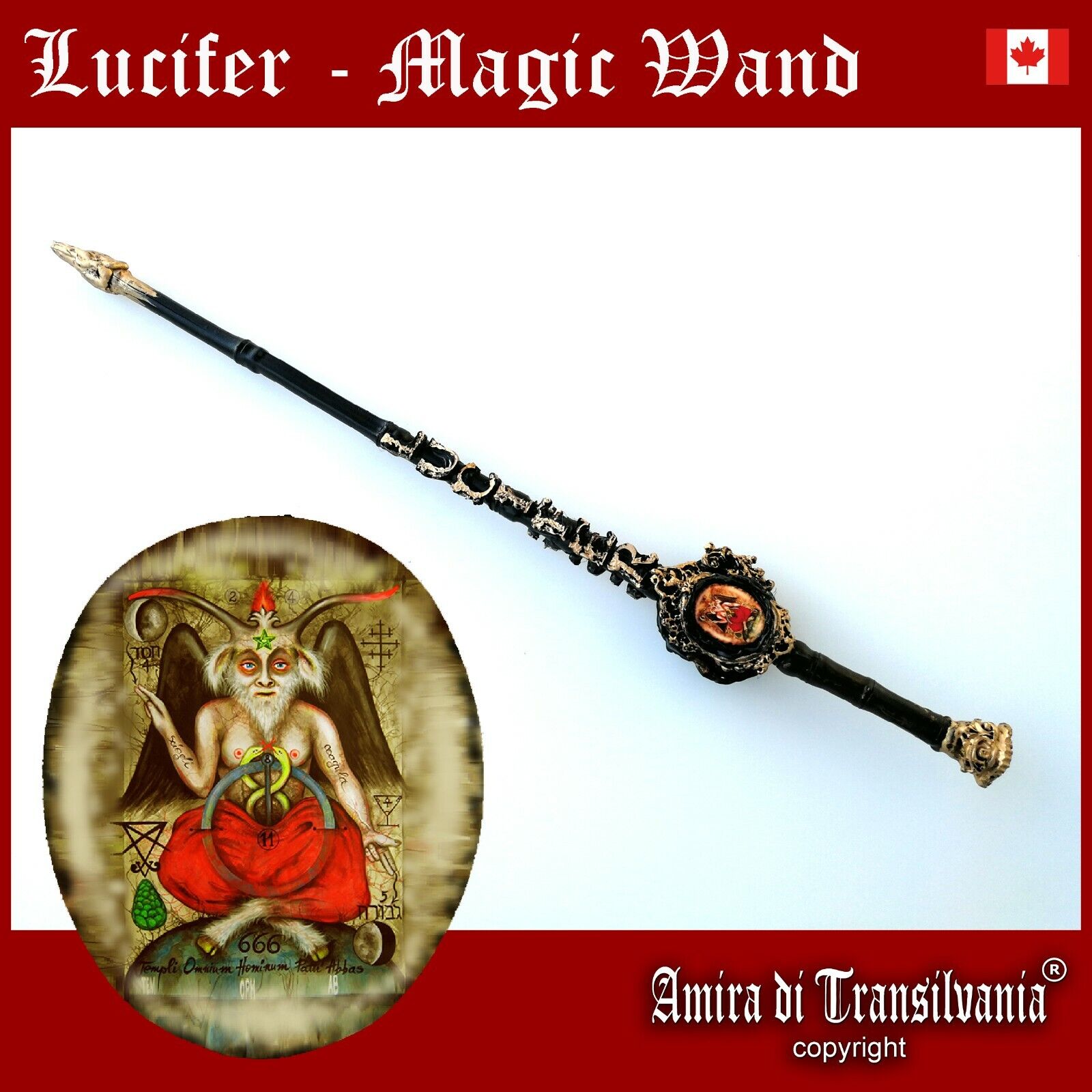 box witchcraft kit starter ritual magic ward wicca pagan altar lucifer baphomet 