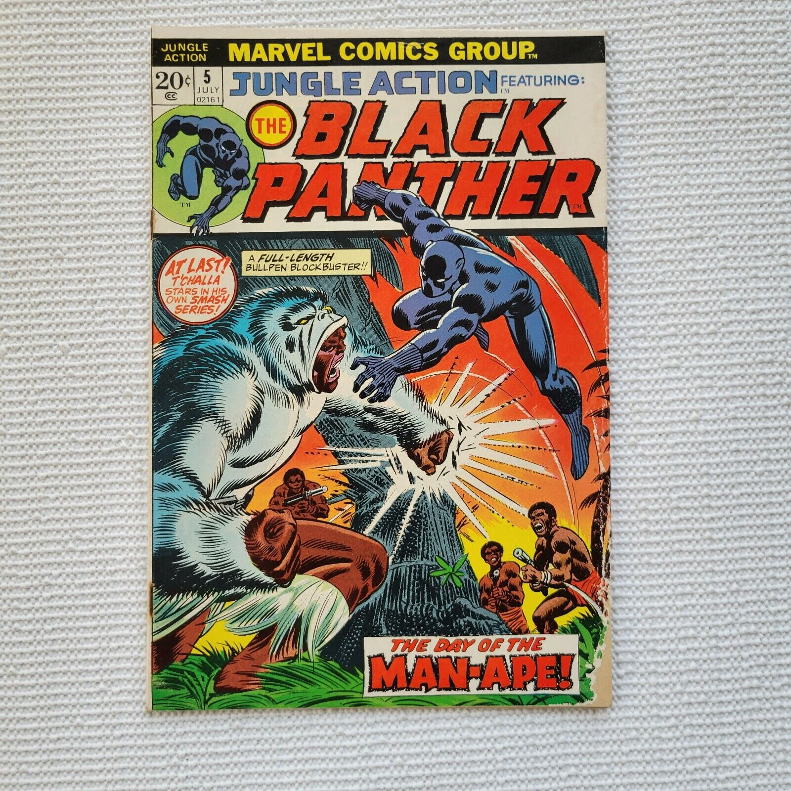 Jungle Action #5 1973 Black Panther Roy Thomas John Buscema Stan Lee Marvel
