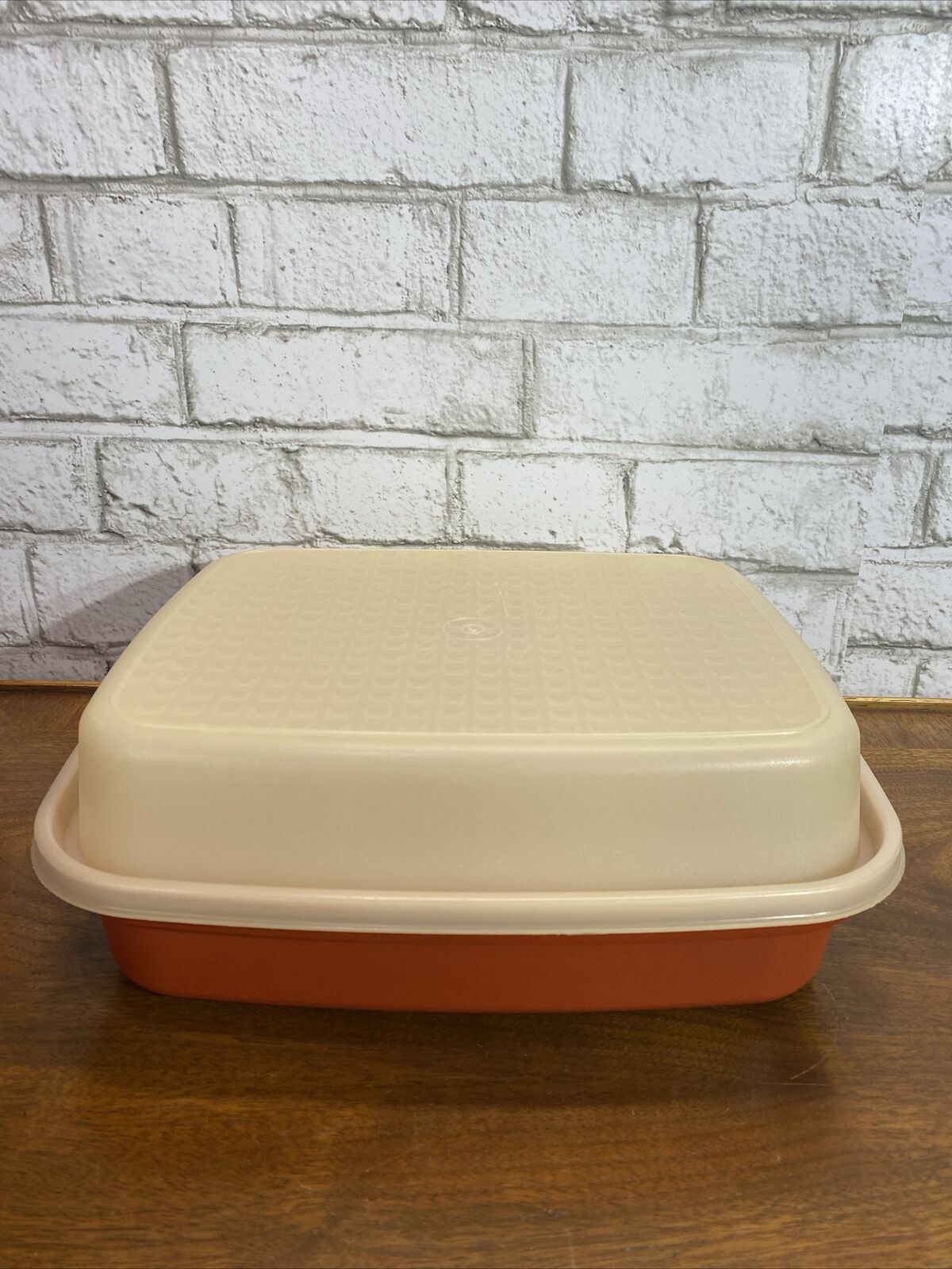 Vintage Tupperware 1294-2 Meat Marinade Keeper Container Paprika w/Lid 1295-2