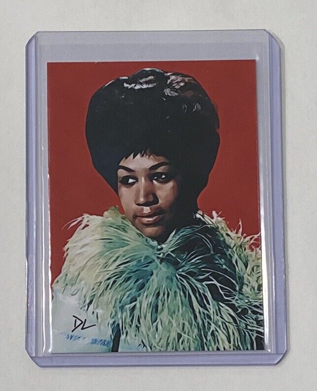 Aretha Franklin Limited Edition Artist Signed “Queen Of Soul” Trading Card 3/10
