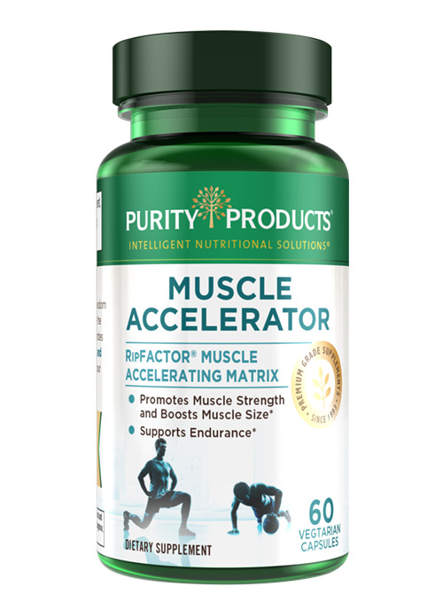 Purity Products Muscle Accelerator 650mg RipFactor Patented Clinically Tested 60