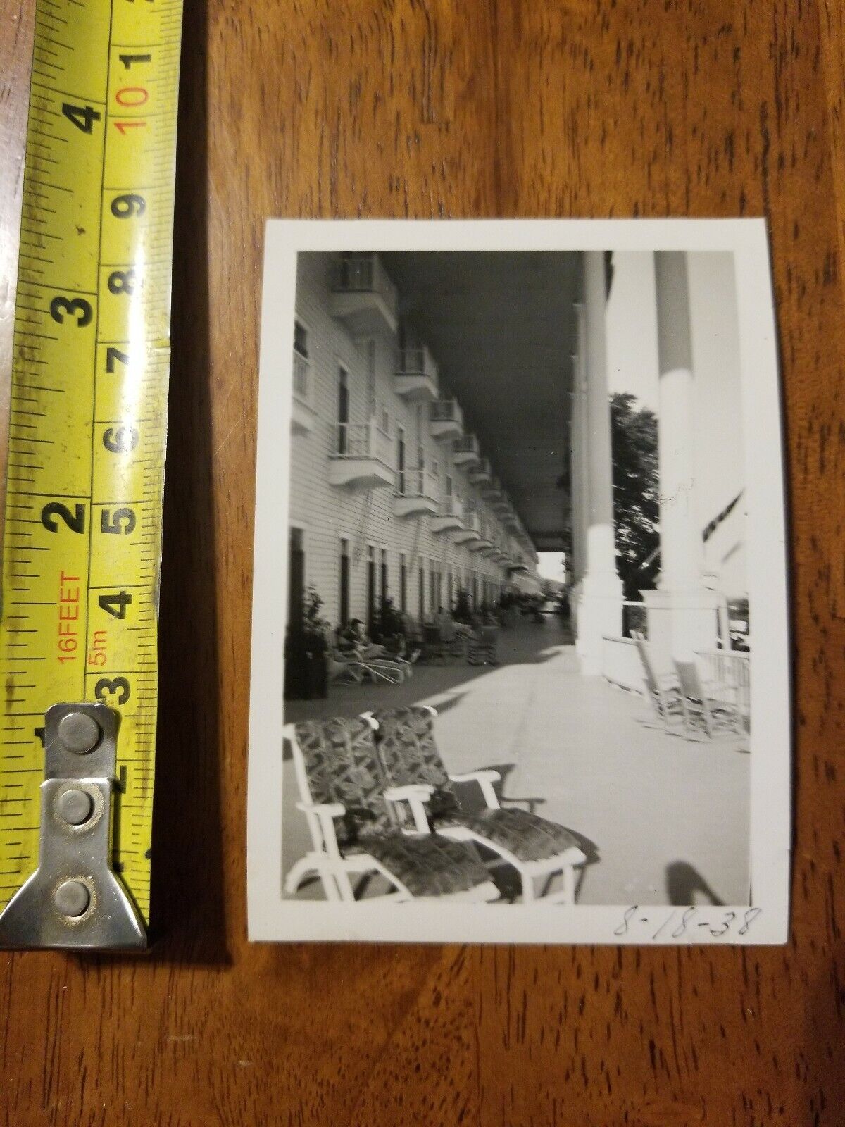 VINTAGE 1938 ANTIQUE PHOTO ABSTRACT ART PATIO CHAIRS COOL