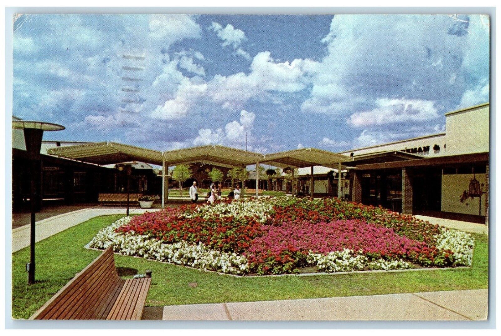 1963 Texas Star Seminary South Shopping Center Fort Worth Texas Vintage Postcard