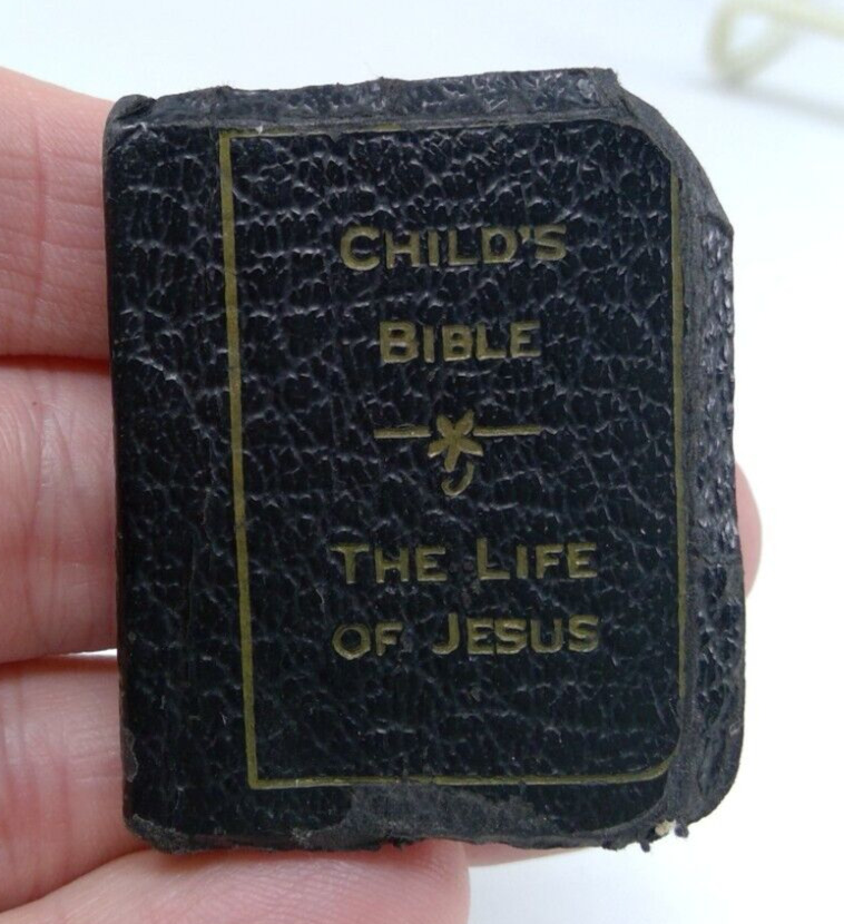 Miniature 1932 Child\'s Bible The Life of Jesus