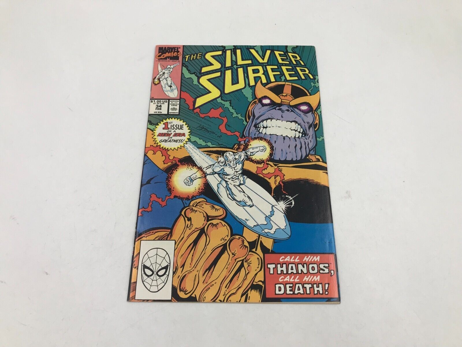 Silver Surfer #34 Return of Thanos Ron Lim Jim Starlin Marvel Comics 1990 C789