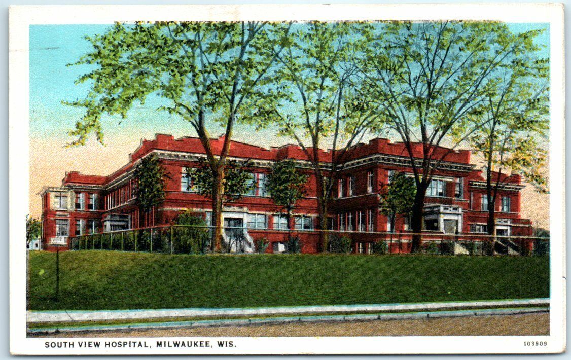 Postcard - South View Hospital, Milwaukee, Wisconsin