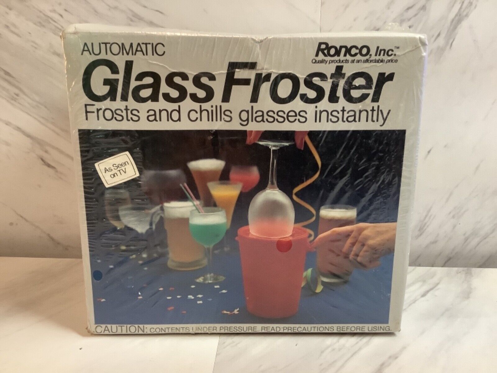 FACTORY SEALED Vintage Ronco Glass Froster (Collectible Item) 1981 As Seen On TV