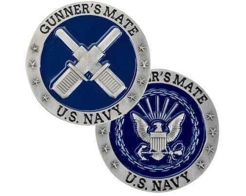 Gunners Mate Challenge Coin US Navy  Militaria