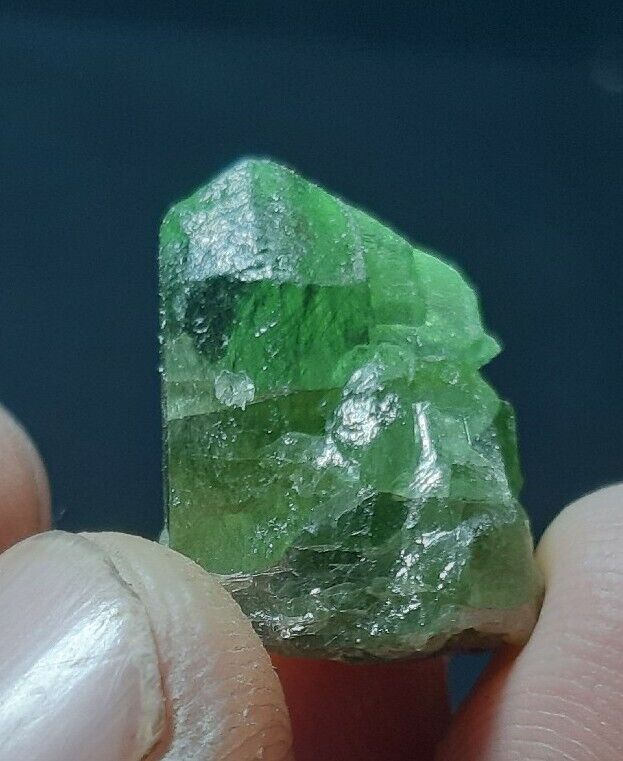 5.14grams deep green peridot terminated gem quality specimen@ supat kohistan. 