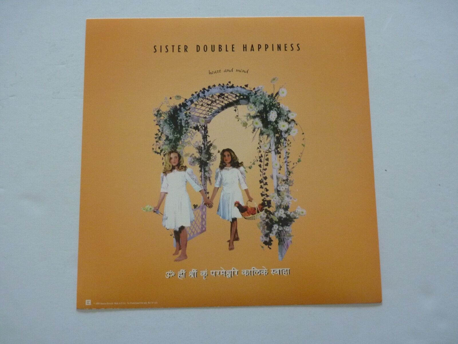 Sister Double Happiness Heart and Mind Promo LP Record Photo Flat 12x12 Poster