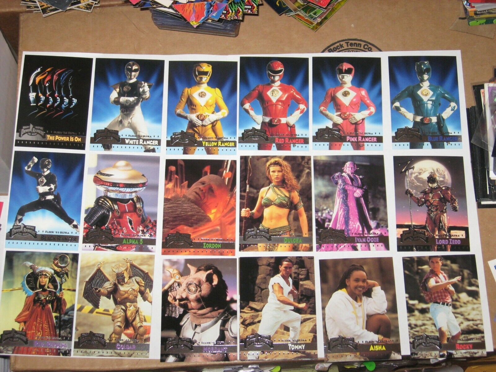1995 Fleer Ultra Mighty Morphin Power Rangers The Movie BASE 150 Card SET JDF