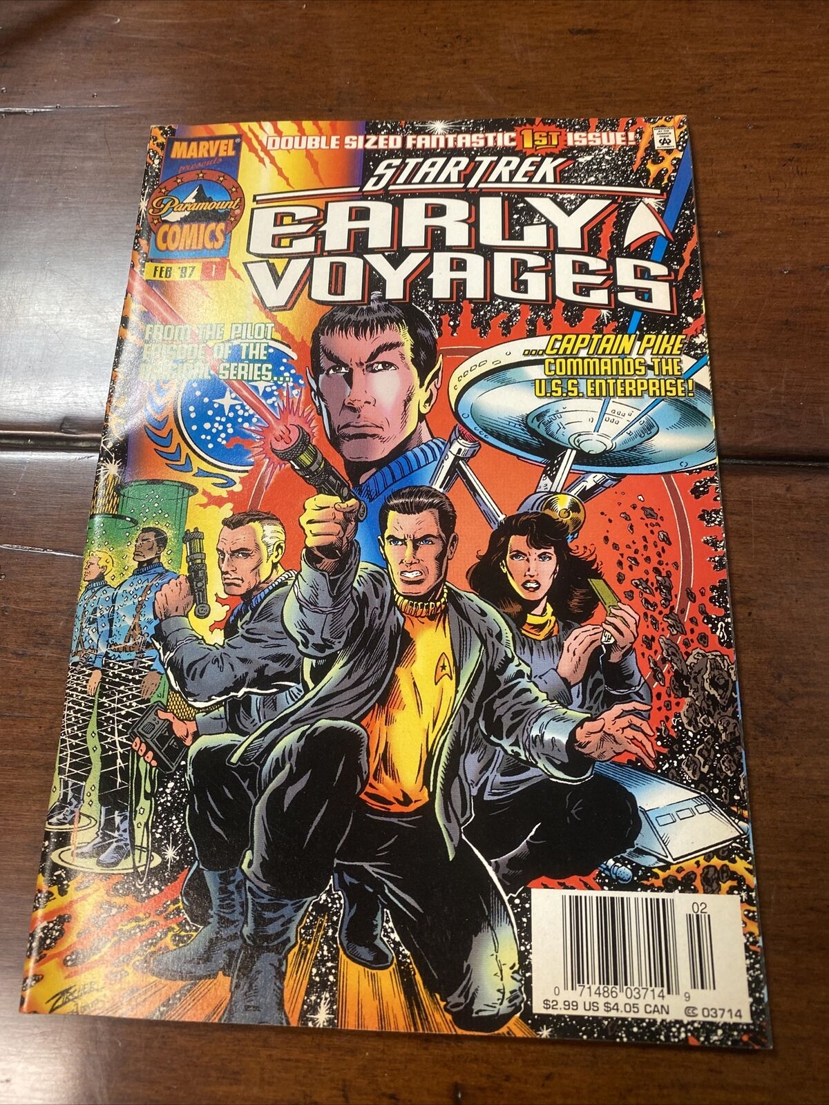 Star Trek Early Voyages Issue 1 Feb 1997 Comic Book Marvel Comics 