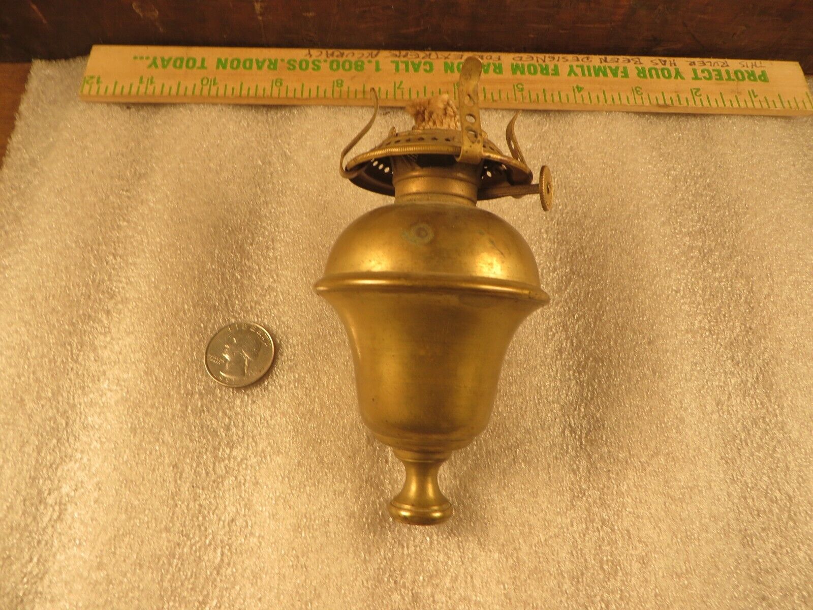 Vintage Old Brass Oil Lamp Parts - VENUS - PAT DEC. 10. 67 - Repair Restoration