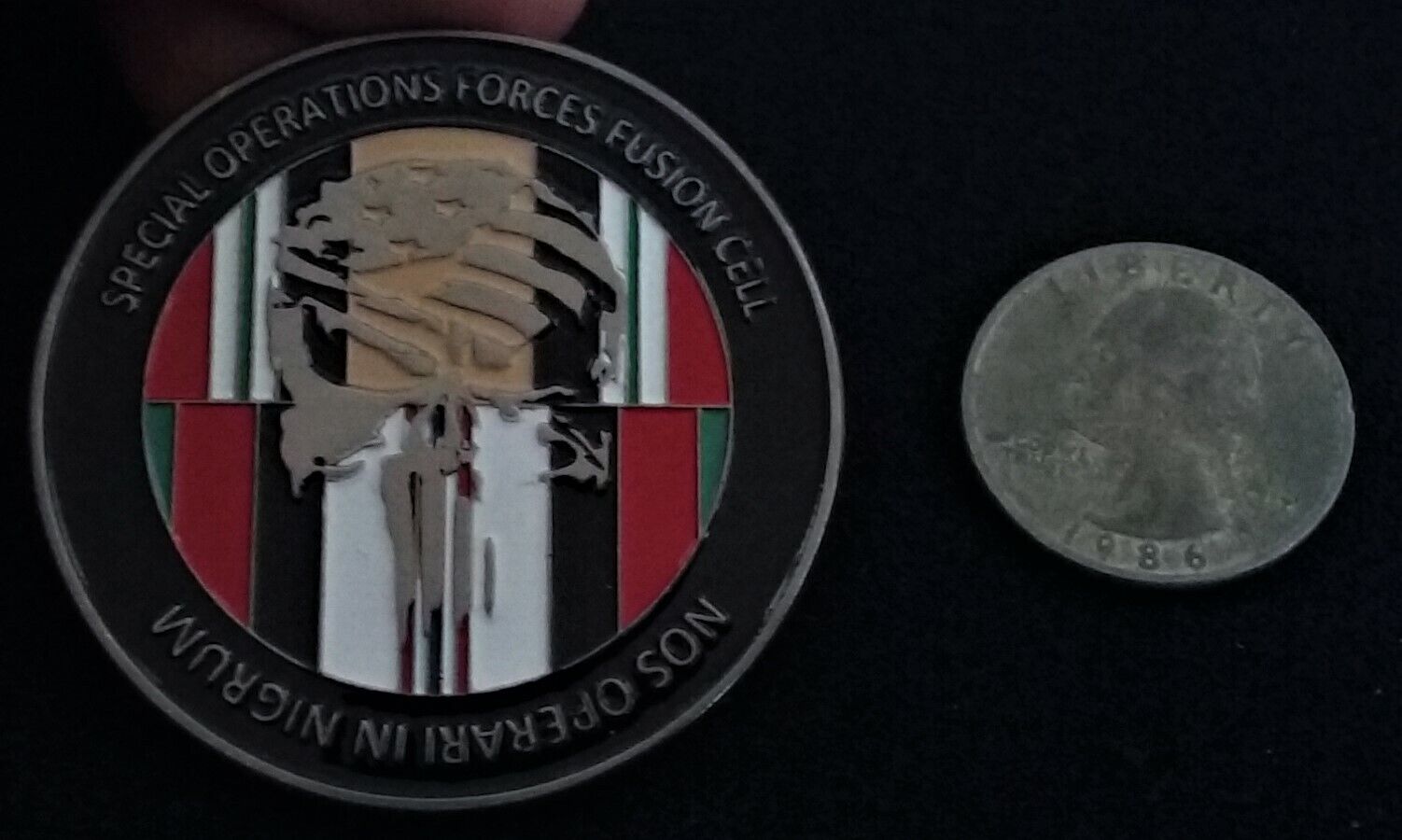Special Operation Fusion Cell OEF OIF NSA CIA FBI SEAL Blackwater Challenge Coin