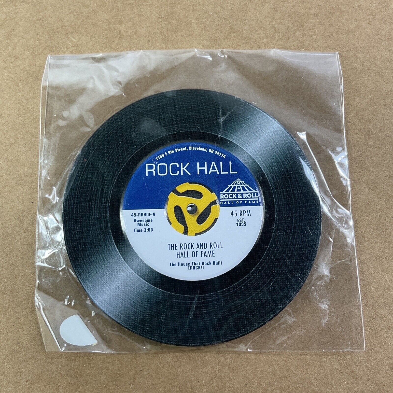 Magnetic Record Rock N Roll Hall Of Fame And Museum 3 Inch