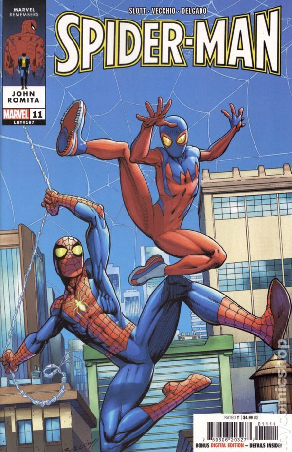 Spider-Man #11A NM 2023 Stock Image