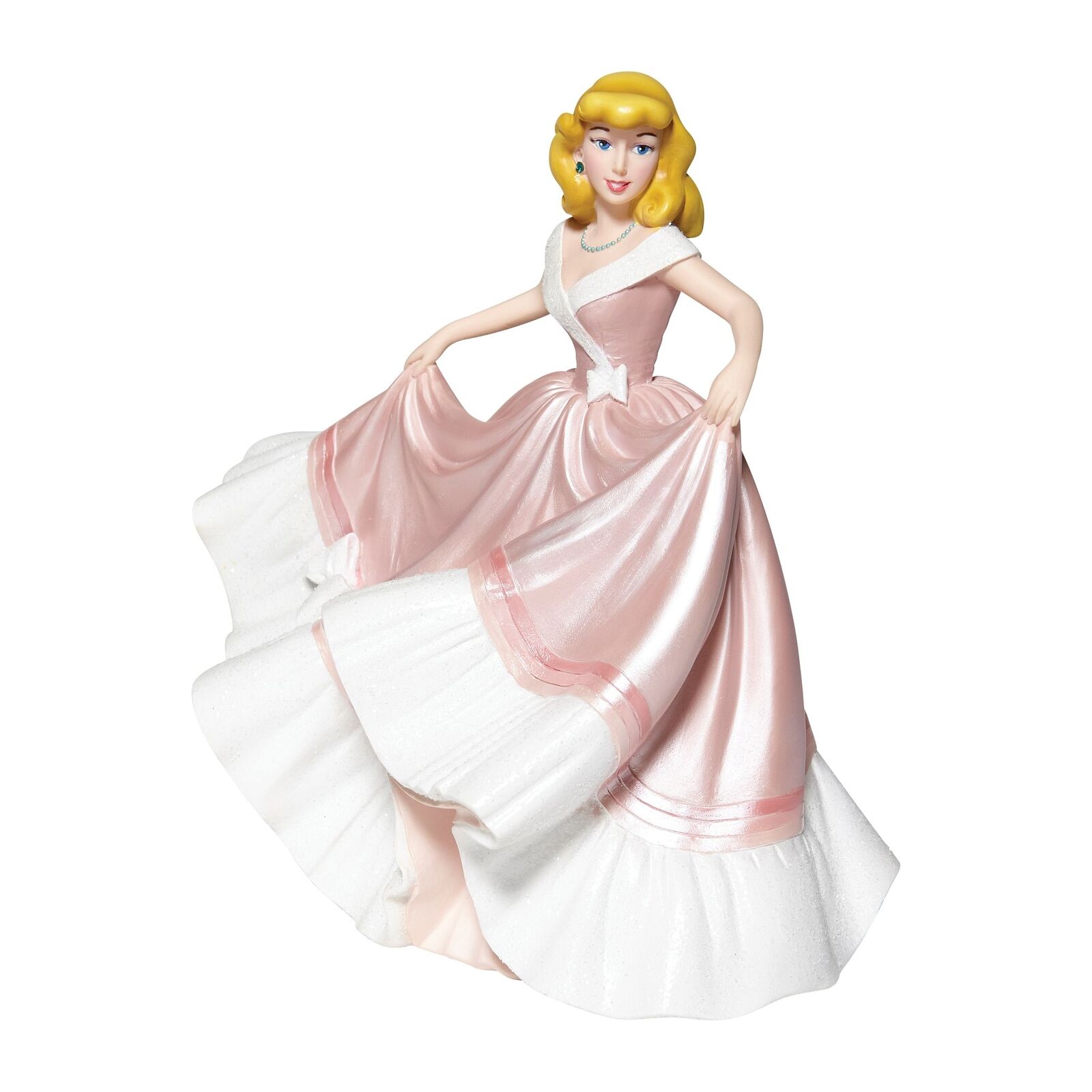 Enesco Disney Showcase Couture de Force Cinderella Pink Dress Figurine 7.87 Inch