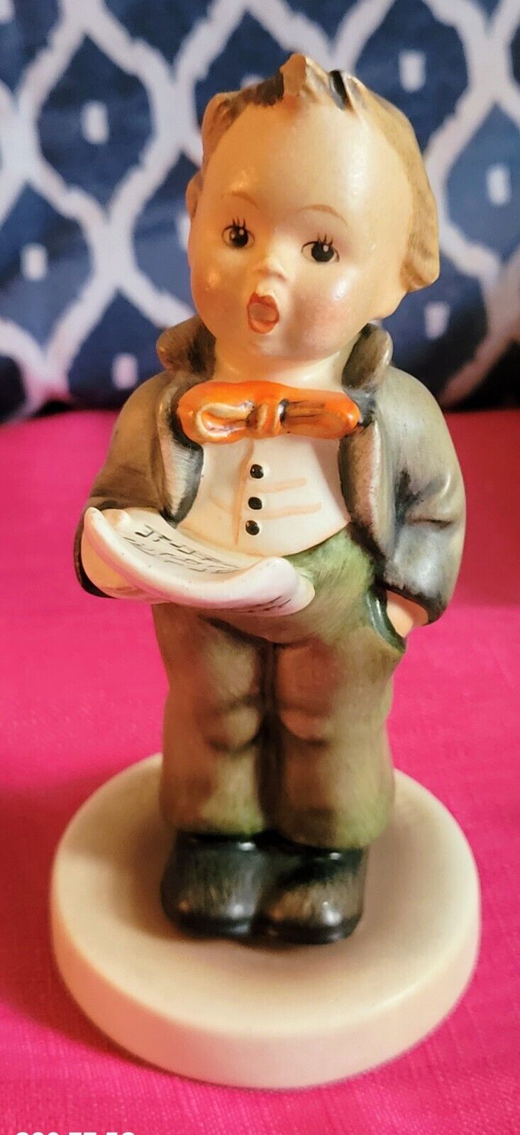  Vintage Hummel Soloist Figurine HUM - 135 By Goebel TMK boy singing choir