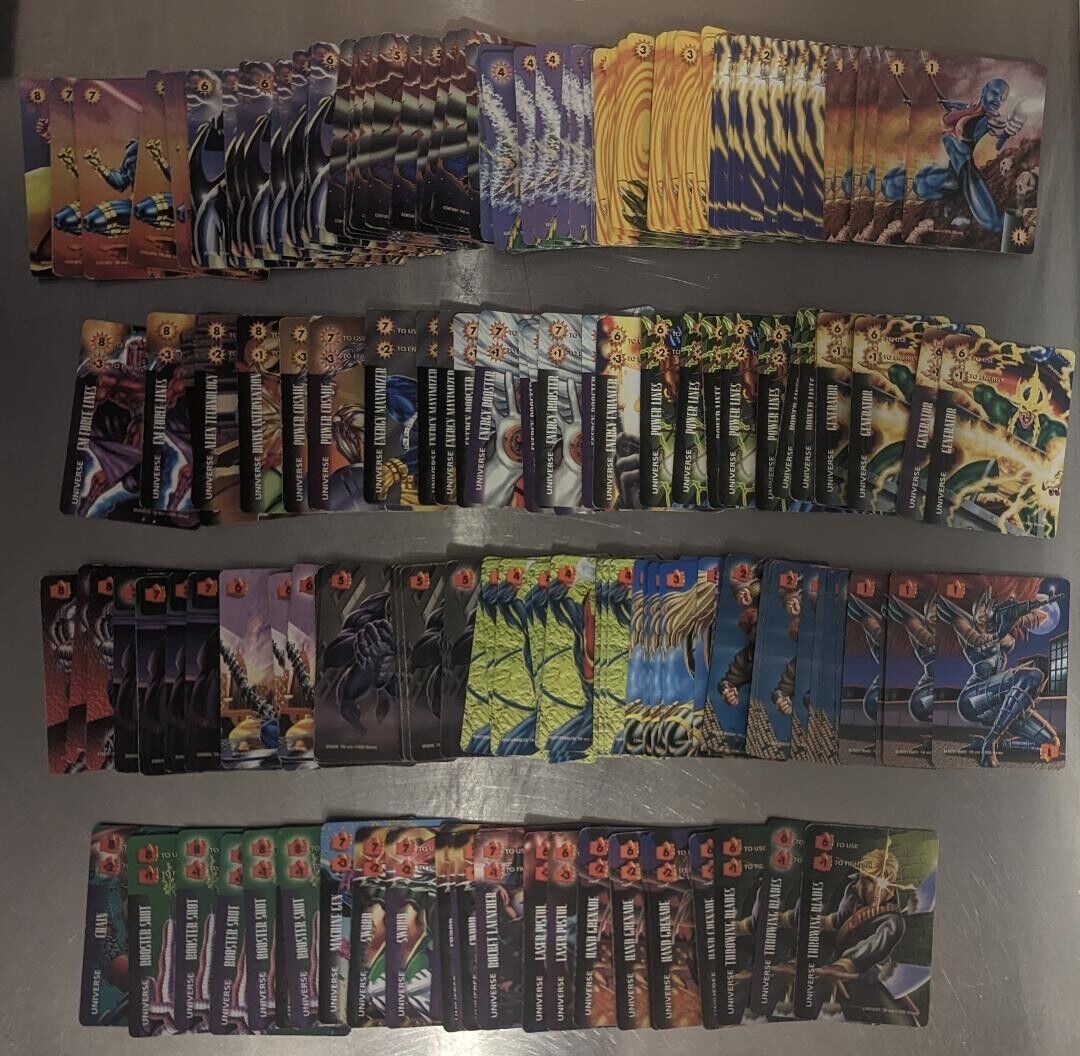 Marvel Overpower Lot (386 Cards) Power Cards / Training Cards *FREE SHIPPING*