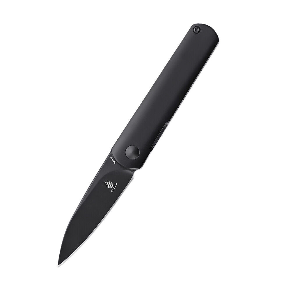 Kizer Feist Black Titanium Handle S35VN Steel EDC Pocket Knife Ki3499A5