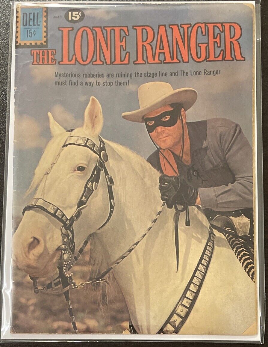 The Lone Ranger # 139 (1961) Dell Comic Book Clayton Moore Vol 1 Mylar Bag