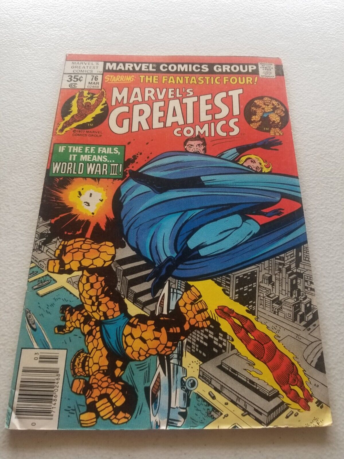 Marvel's Greatest Comics Starring Fantastic Four #76 Mark Jewelers Inserts  ...