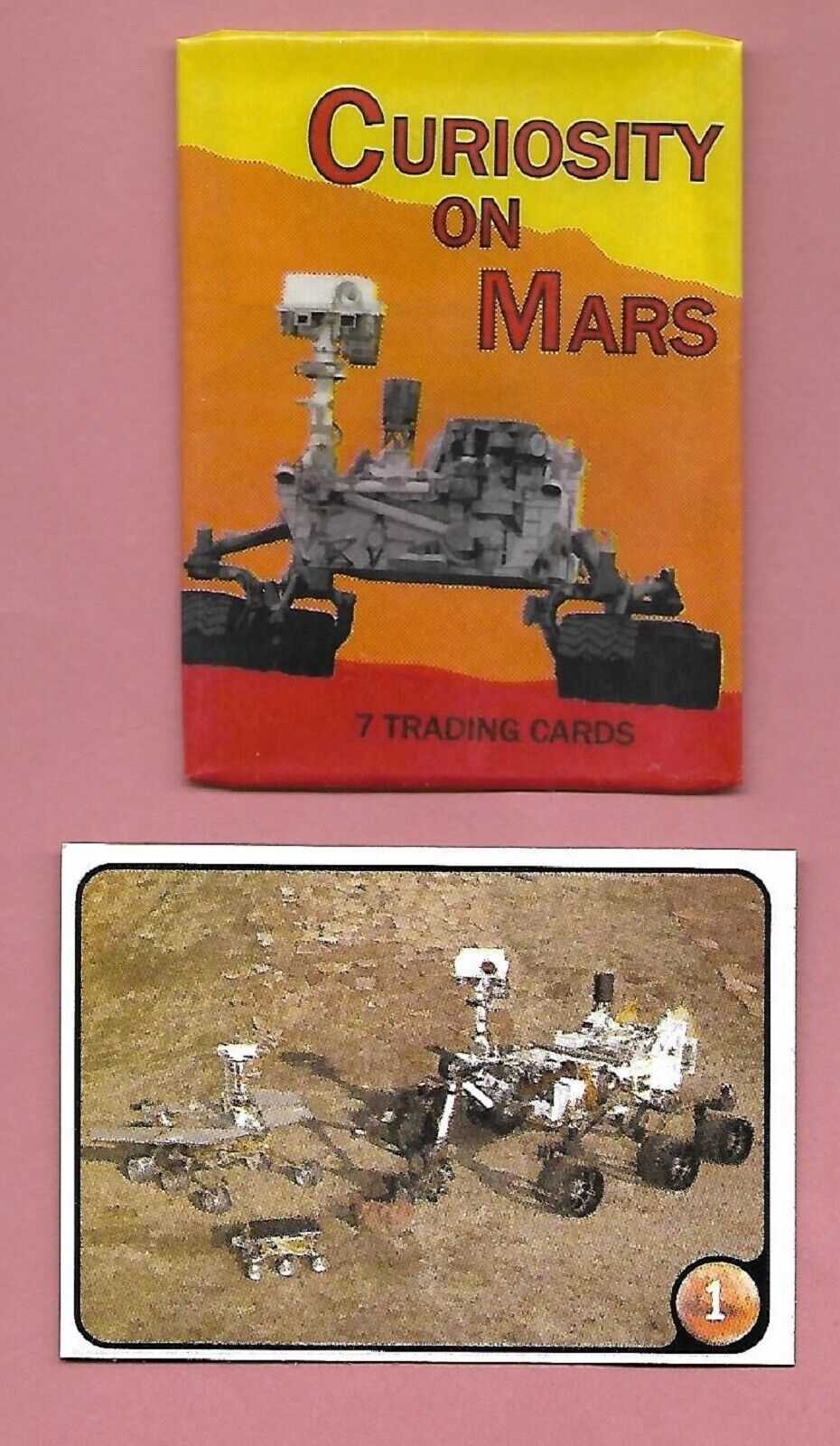 Curiosity On Mars 2012 SideKick Complete Set Of 24 Cards And Wrapper