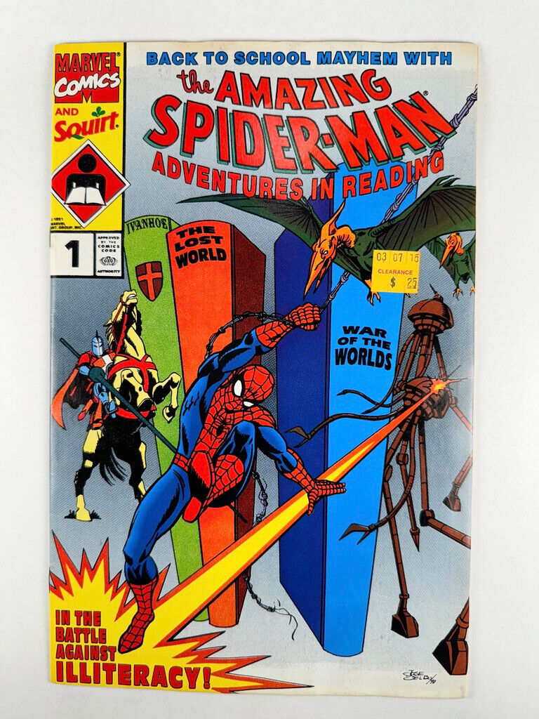 Spider-Man: Adventures in Reading #1 (1991) Squirt/Marvel Simonson