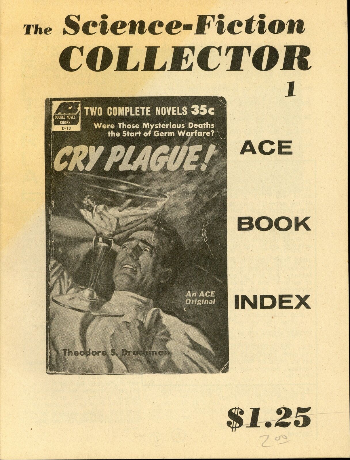 Science Fiction Collector [Megavore The Journal of Popular Fiction] #1 VG 1976