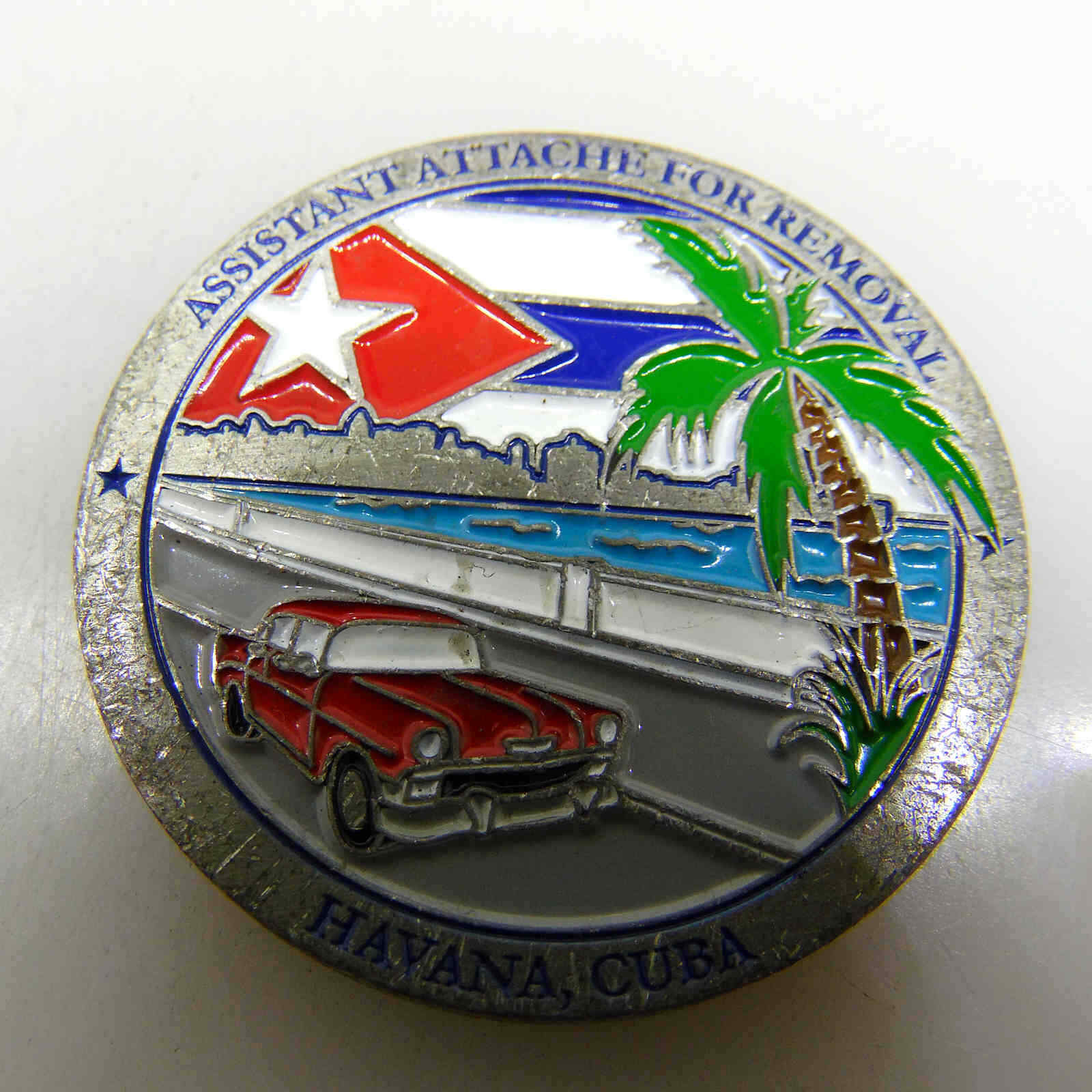 U.S. ICE OFFICER ASSISTANT ATTACHE FOR REMOVAL HAVANA CHALLENGE COIN