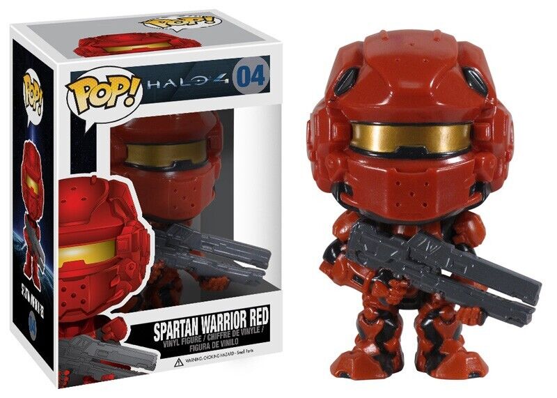 Funko POP Halo 4: Spartan Warrior Red (Damaged Box)[A] #04